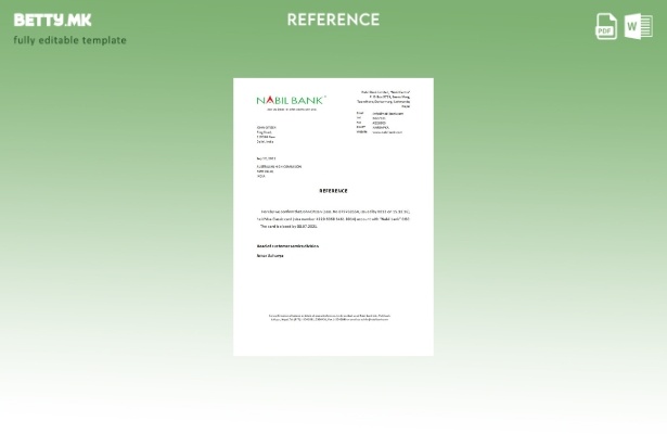 Референтен шаблон за затворање на банка во Индија Набил во модерен стил